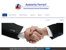 Tablet Screenshot of gestoriaferrari.com